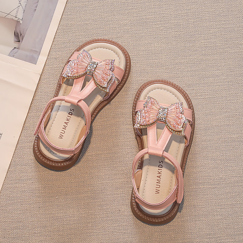 Girls' Fashion All-matching Baby Bowknot Shoes