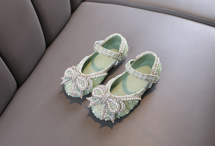 Bow Baby Princess Children's Single-layer Shoes