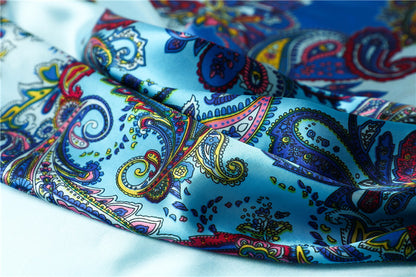 Vintage Cashew Scarf Artificial Silk Scarf