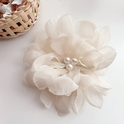 Pearl Flower Children's Side Clip Hair Accessories