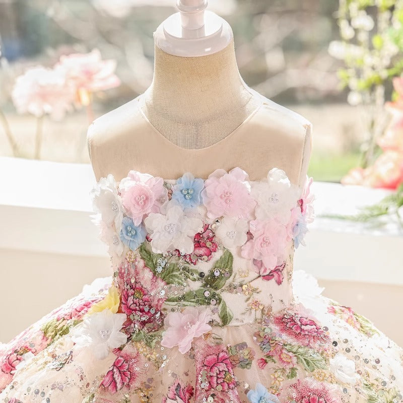 Girl's Dress Mori Style Little Host Children's Catwalk Costume