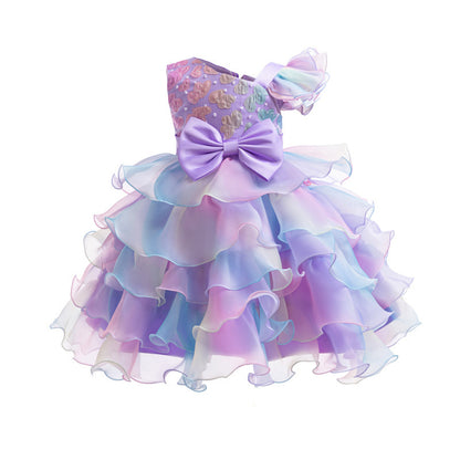 Girls' Bowknot Pettiskirt High-end