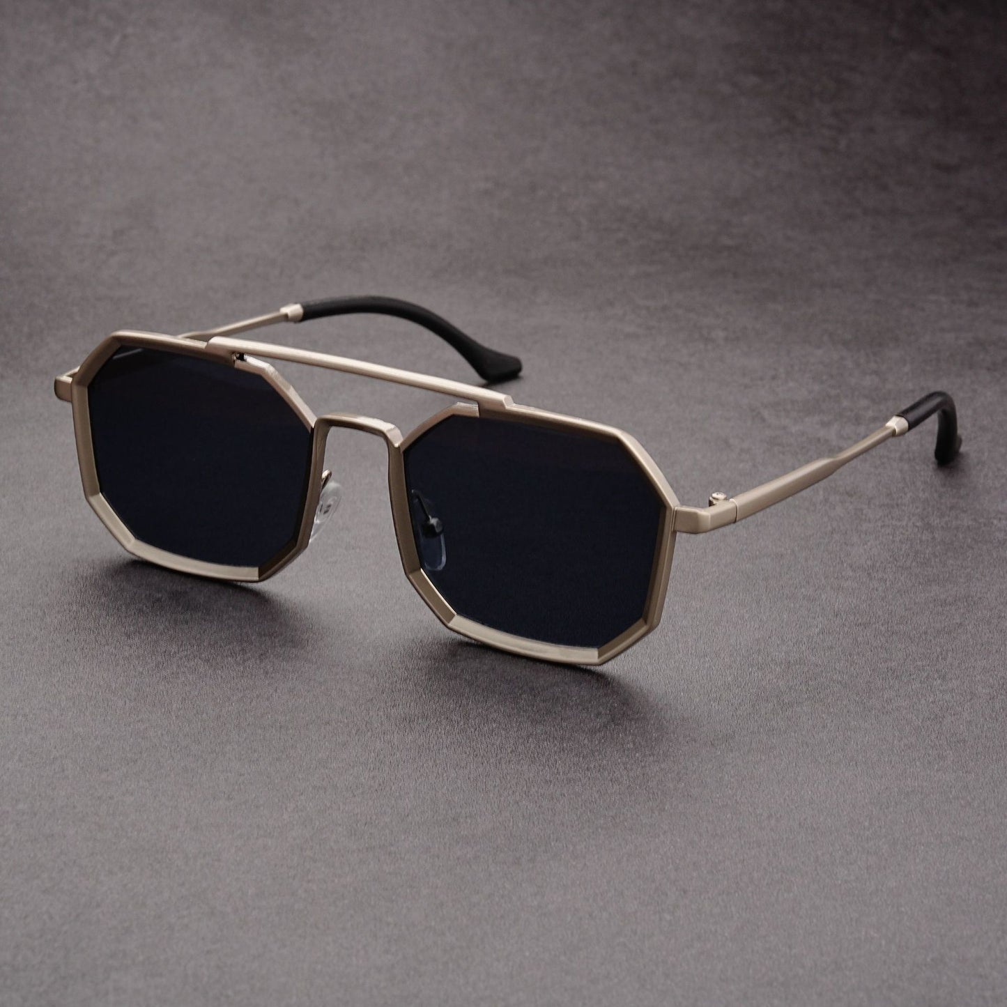 European And American Saibo Future Punk Double Beam Sunglasses