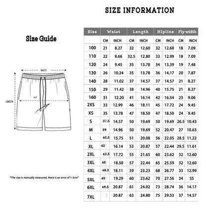 Digital Printing Men Summer Short-sleeved Beach Pants Suit