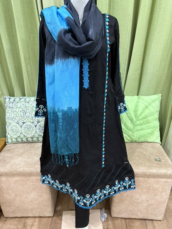 সেল্ফ প্রিন্টেড জ্যাকার্ড কটন কামিজ