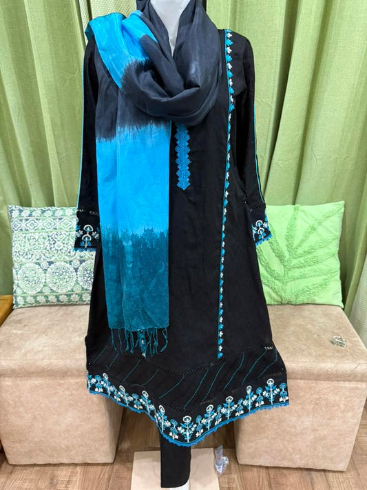 সেল্ফ প্রিন্টেড জ্যাকার্ড কটন কামিজ