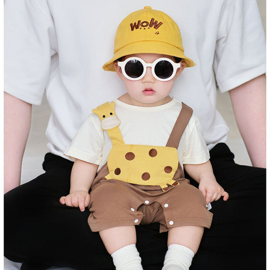 Baby Summer Short Sleeve Rompers Thin