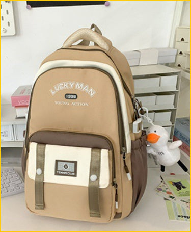 Special-interest Design Large Capacity Class Tutorial Play Backpack Good-looking All-match Backpack