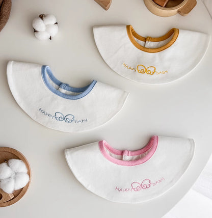 Small-month Baby Waterproof Milk Spilt Small Bibs