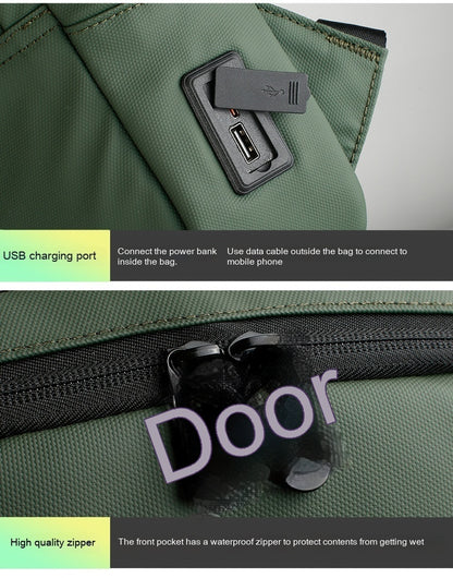 Men's Fashion Casual Waterproof Backpack